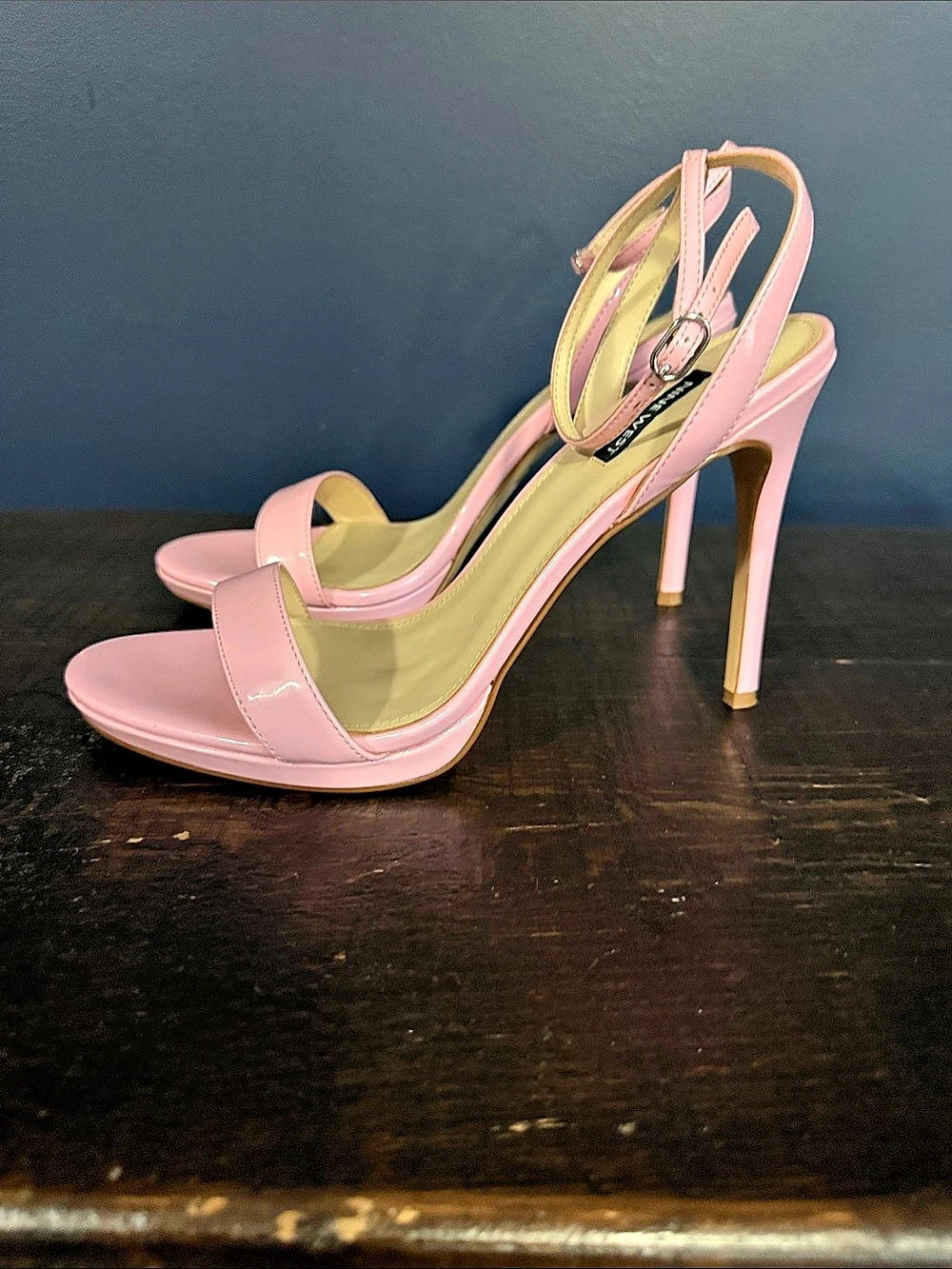 Nine West Pink Strappy High Heels